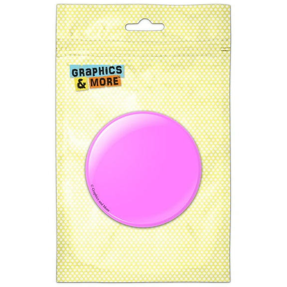 Solid Color Pink Pinback Button Pin Badge