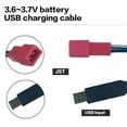 thumbnail image 3 of 3.7V USB Charging Cable with 2-Pin JST Plug Compatible with Remote Controlled Car, Airplane, RC Tank Boat and Other Remote Controlled Toys for Universal 3.7V Lipo Battery (2), 3 of 6