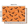 thumbnail image 6 of Halloween Bats with Moons and Stars Summer Placemats Table Placemats Set Of 4-Linen Kitchen Washable Placemats Table Mats 11.8"x17.7" Non-Slip Heat Resistant, 6 of 6