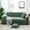 Green, variant on Solid Color All-Season Sofa Cover - Elastic Knitted Sofa Protector, Velvet Slipcover for Sofas, Cushions, and Rockers, Soft, Durable, and Comfortable for Living Room Use