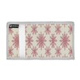 thumbnail image 2 of Cloth Wallet with Lanyard & Multiple Compartments Fashion Purse Zipper Clutch Bag for Cash Cards Coins Elegant Red Snowflakes Pattern, 2 of 7