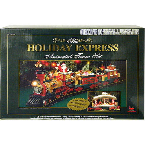 holiday express train set walmart