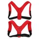thumbnail image 2 of Corrector De Postura De Espalda Para Hombres Y Mujeres Cinturón De Soporte De Hombro Con Correas Ajustables (Rojo) Monstrate AF000331-00, 2 of 6