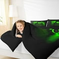 thumbnail image 4 of jejeloiu Teens Video Game Queen Comforter Set,Boys Gamepad Console Bedding Sets,Green Black Bedding Comforter Set For Kids,Microfiber Bedroom Decor Reversible,3 Pieces, 4 of 8