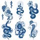 thumbnail image 2 of Tatuajes Removibles 3/6/8/12PCS Dreamcatcher Temporales/semipermanentes Impermeable Brazo, 2 of 9