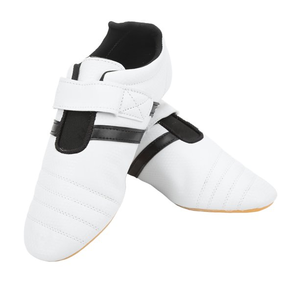 Taekwondo Shoes Boxing Shoes Martial Arts Sneaker Kung Fu Shoes 1Pair Taekwondo Shoes Martial Arts Sneaker Boxing Karate Kung Fu Tai Chi Shoes For Men Women Black Stripes