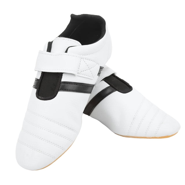 Zapatos de Taekwondo Bling Bling 1 par de zapatos de boxeo marcial PU Oxford