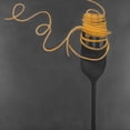 thumbnail image 2 of Atelier B Art Studio 15x15 Black Ornate Wood Framed with Double Matting Museum Art Print Titled - Spaghetti Pasta around the Fork, 2 of 4