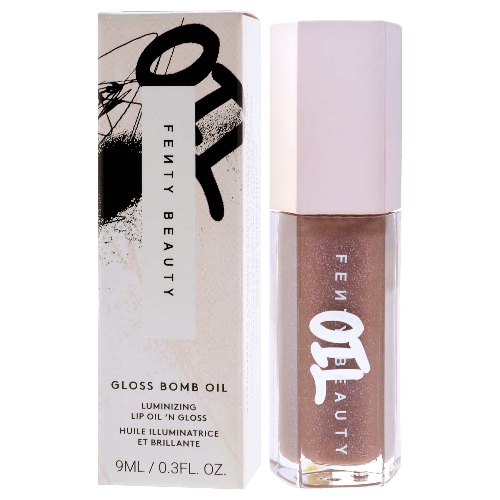 Gloss Bomb Luminizing Lip Oil N Gloss - 03 Rose Amber by Fenty Beauty for Women - 0.3 oz Lip Gloss