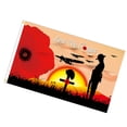 thumbnail image 2 of Wosthever Bandera del día del recuerdo vívido doble cosido bandera impresa de un solo lado casa de fibra de poliéster al aire libre áreas de viento Jardín y Patio No.1 Wosthever HA040344-01, 2 of 6