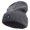 Grey, variant on Camping Cooker Embroidered Big Size Superior Cotton Long Knitting Beanie - Grey XL-3XL