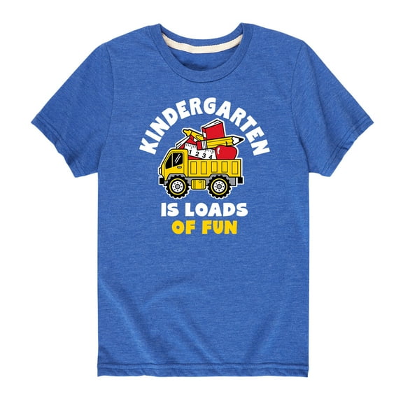 Instant Message - Kindergarten is Loads of Fun - Back to School - Youth Short Sleeve Tee