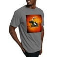 thumbnail image 4 of CafePress - A Piano Is Flying Out Of A Book. T Shirt - Mens Comfort Colors Shirt, 4 of 5