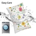 thumbnail image 6 of Pofeuu Wildflowers Print Polyester Microfiber Plush Pillowcases, Super Soft and Cozy Pillow Case Covers with Envelop Closure（Pillow core not included）-16"x24", 6 of 6
