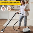 thumbnail image 2 of Gymax 1800W Multi-Purpose Steam Cleaner w/ Trigger Lock Wheels & 61 OZ Water Tank, 2 of 10