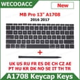 thumbnail image 2 of New Replacement Keyboard Keys Keycap US UK French Russian Spain EU For Macbook Pro Retina 13" A1708 Key Cap 2016 2017 Year UK, 2 of 5
