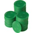 thumbnail image 1 of Green Poker Chips - Pack of 100, 1 of 1