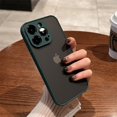 thumbnail image 3 of Luxury Matte Shockproof Case for iPhone 15 14 13 12 Mini 11 Pro X XS Max 7 8 Plus SE Clear Translucent Armor Soft Bumper Cover, 3 of 5