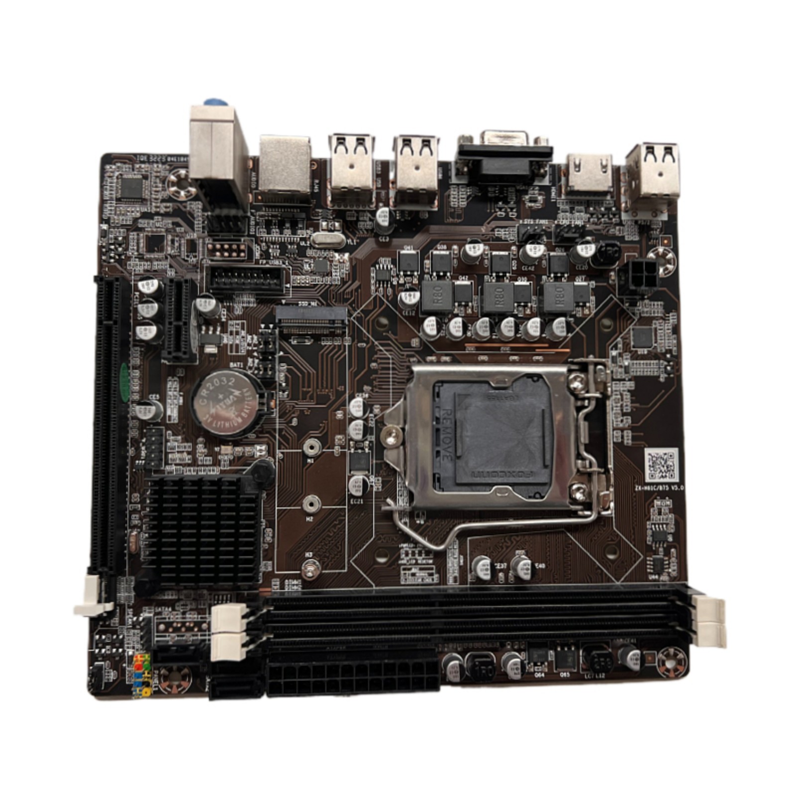 Computer Motherboard DDR3 1066/1333/1600 Memory Supported H61 Motherboard for 1155Series CPUs Processors PCIEx1 Slot