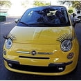 thumbnail image 1 of Faros de Coche JM con Pestañas Decorativas de Ojos Eléctricos Negros Paquete Universal 3D de 2, 1 of 5