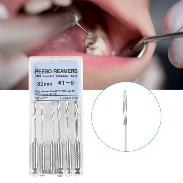Taladro dental fresas de acero de tungsteno fresas de dentista accesorio dental 6 uds fresas de acero de tungsteno taladro dental accesorios dentales herramientas para dentista ANGGREK Otros