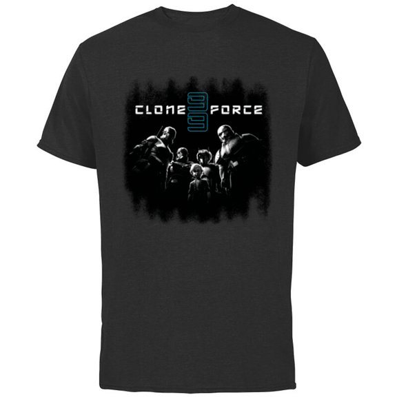 Star Wars The Bad Batch Clone Force 99 Team Black & White - Short Sleeve Cotton T-Shirt for Adults - Customized-Black