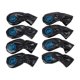 thumbnail image 1 of 8 fundas protectoras para cabezas de palos de golf, accesorios de poliuretano, ligeras. Negro, 1 of 9