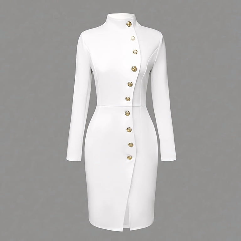 slim fit dress slacks White main image 1