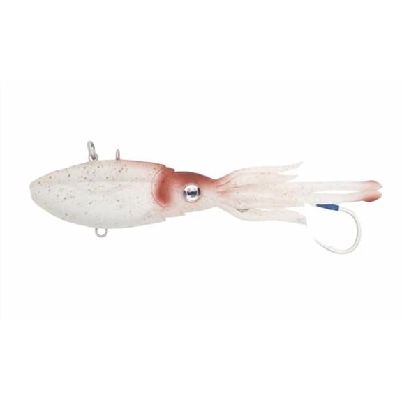 Nomad Design Squidtrex Fishing Lure with Patented Technology Vibration Design - TPE Soft Plastic, BKK Assist Hooks, Squid Lure