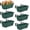 Green, variant on Railing Planter Boxes, Planter Boxes with Adjustable Bracket, Deck Rail Planters for Outdoor Plants, Flower Pots for Balcony Garden Decor