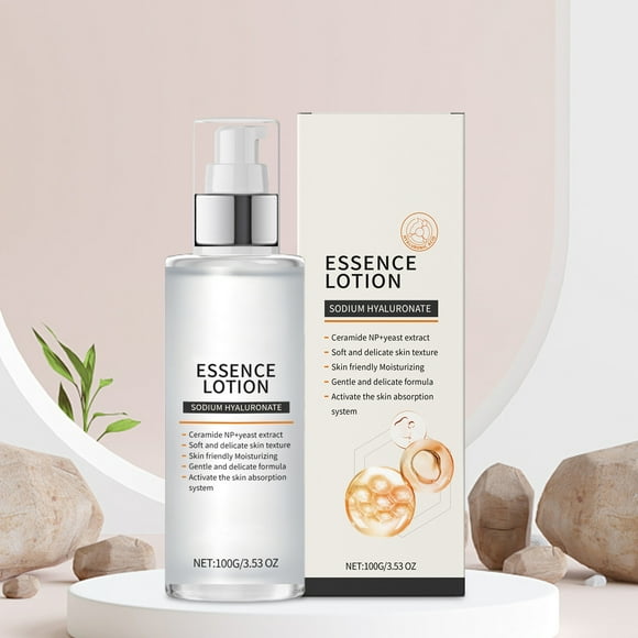 Herunwer Essence Lotion Sodium Hyaluronate,Ceramide Np+Yeast Extract -,Soft And Delicate Skin Texture,Skin Friendly Moisturizing,Gentle And Delicate Formula,Activate The Skin Absorption System