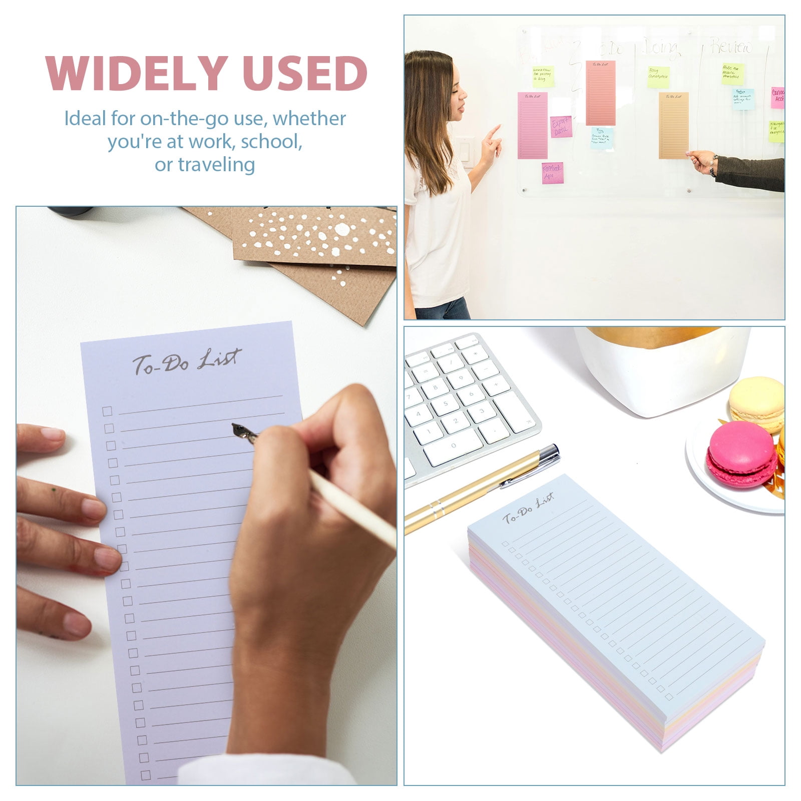 HOMEMAXS  10 Pads Office Accessories Daily Planner Notepad Checklist Notepads to Do Work