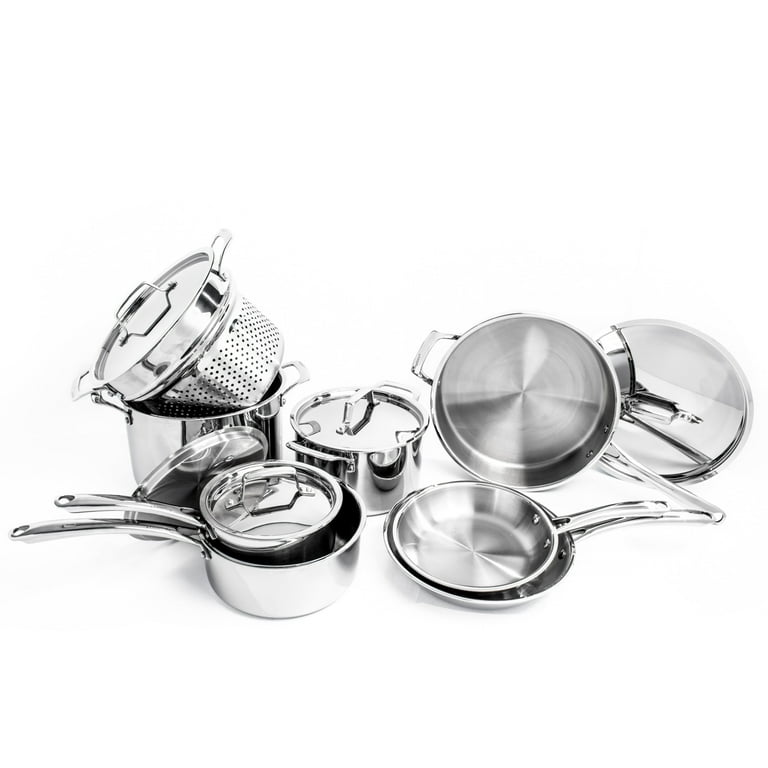 BergHOFF TFK 18-Piece Gourmet Stainless Steel Cookware Set