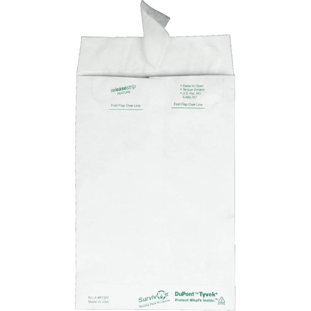 Quality Park Flap-Stik Open-end Envelopes - Catalog - 6"W x 9" L- 14 lb - Peel & Seal - Tyvek - White