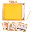 thumbnail image 1 of Sand Tray for Letters Montessori Letter Writing Sand Tray for Preschool Classroom Learning 1 Set, 1 of 7