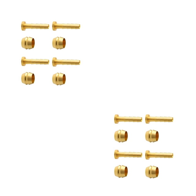 Wweixi 1/2/3/5 8 Pcs Raccords de Ligne de Frein Robustes Outils de Réparation Professionnels Durables Fournitures de Cyclisme pour Entretien de Cyclisme BH59 2 Pcs
