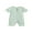 Light Green, variant on Kiapeise Unisex Newborn Baby Boy Girl Summer Romper Waffle Knitted Jumpsuit Short Infant Solid Clothes Ribbed One-Piece Outfit