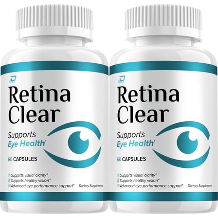 Retina Clear Eye Support Supplement – RetinaClear Capsules Eye Vitamins Healthy Vision,2 Pack, 120 Capsules