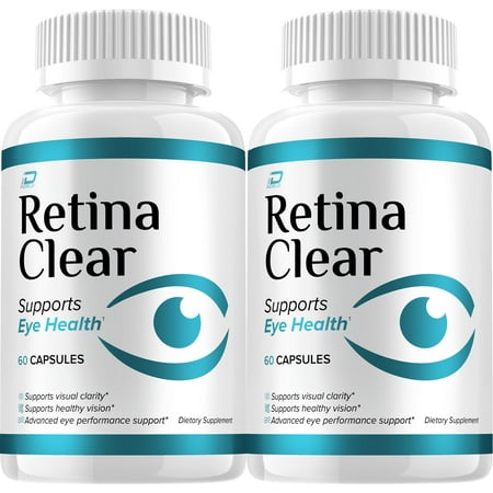 Retina Clear Eye Support Supplement – RetinaClear Capsules Eye Vitamins Healthy Vision,2 Pack, 120 Capsules