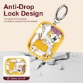 thumbnail image 4 of Rugged Case for AirPods Pro 3, Painted Decoration Shockproof Cover for Airpods Pro 3rd Generation 2025 with Switch and Carabiner, 4 of 7