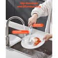 thumbnail image 2 of KFFKFF Dish Brush Set, 4 Kitchen Scrub Brushes with Durable Handle, Cleaning Brushes with Angled Bristles, Perfect for Cookware, Sink, and Stove, Includes 2 Gray + 2 Orange, 2 of 9