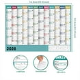 thumbnail image 3 of 2026 Large Wall Calendar, 12 Month Yearly Planner with Stickers, Academic Organizer for Home Office, 74x52 cm, Monthly Overview, 3 of 9