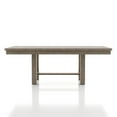 thumbnail image 5 of Furniture of America Atola Rustic Wood Trestle Expandable Dining Table in Gray, 5 of 5