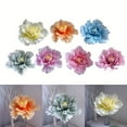 thumbnail image 7 of Zriyin Large simulated peony flower wedding fake flower display props linen, pink, 7 of 7