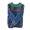 Blue, variant on Women Sweater Round Neck Long Sleeve Crochet Knit Pullover Sweater Geometric Pattern Patchwork Color Knit Top