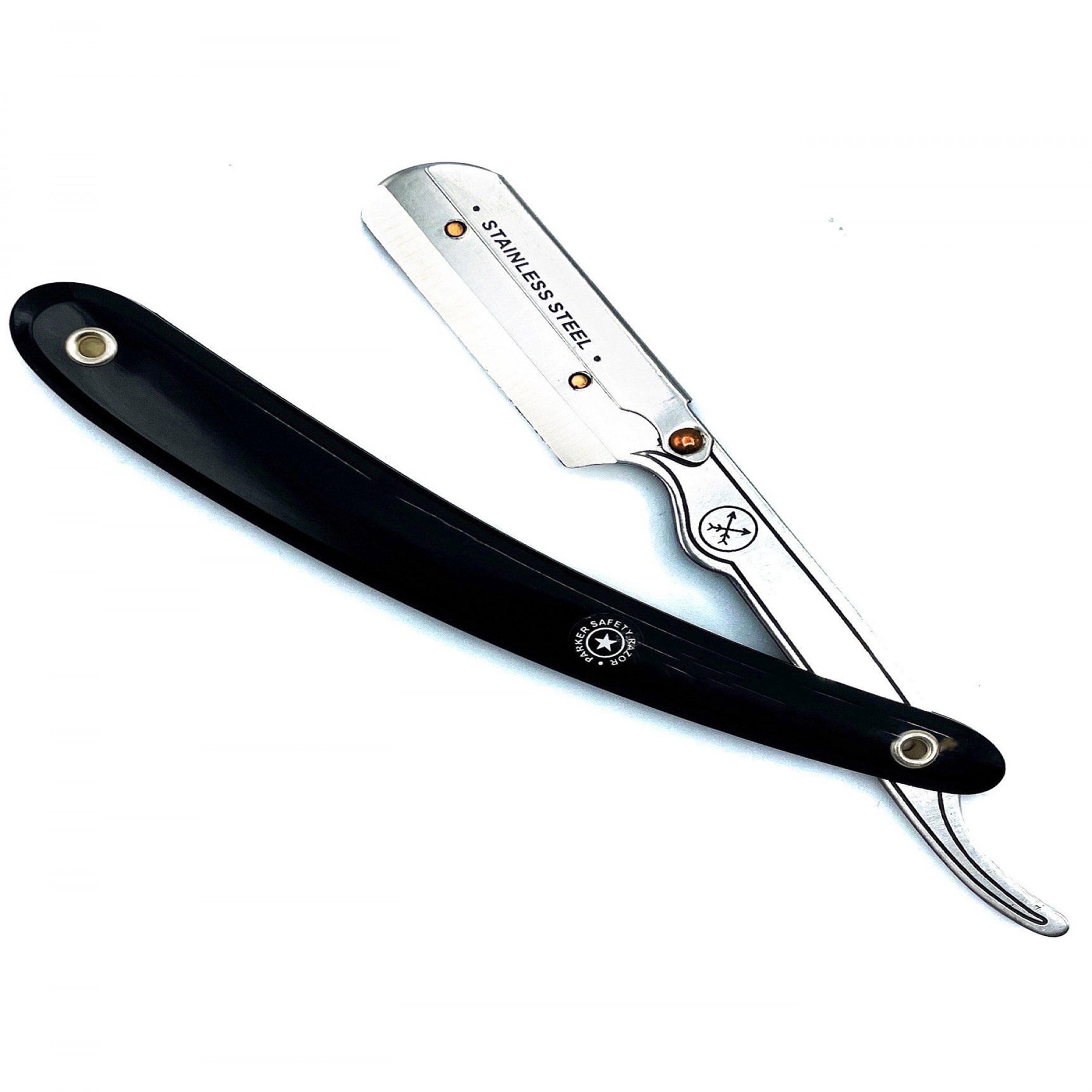 Parker SRB Barber Straight Razor, Black