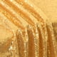 thumbnail image 5 of Mantel B-COOL con lentejuelas rectangulares doradas 125x125 cm, 5 of 6