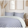 thumbnail image 6 of Ambesonne Animation Duvet Cover Set, Digital Stripe Tube, King, Grey Lavender, 6 of 6