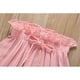 thumbnail image 5 of Conjunto de niña REDARER con estampado de letras: top con mangas con volantes y pantalón fruncido de gasa, corte holgado con ribete de volantes, talla 8-9 años, 5 of 5