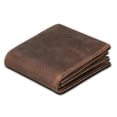 thumbnail image 2 of Cepillo antirrobo Cartera de hombre Cartera de cuero genuino Cartera casual corta de cuero Crazy Horse, 2 of 4